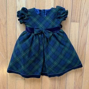 Plaid Formal/Holiday Dress 6-12month